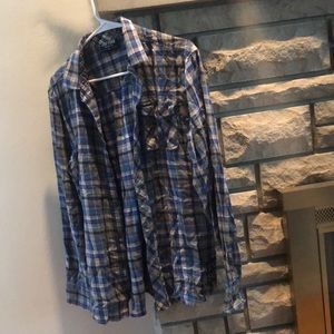 Long sleeved Zoo York button down shirt